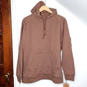 GIRLFRIEND COLLECTIVE Coffee 50/50 Relaxed Fit Hoodie NEW Size L